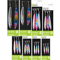 엑스코어 3종 메탈세트 XC-MT01 메탈지그/전갱이/고등어/꽁치/아지/메바루/볼락/민물 루어낚시/바다 루어/낚시, 18g
