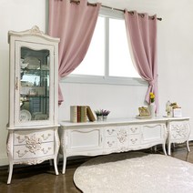 엔틱가구 화이트빈티지 거실장 세트 인테리어가구, 단품