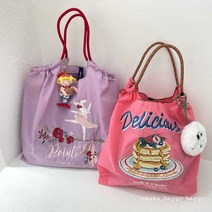 일본 자수 빈티지 에코백 쇼핑백 천 가방