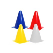 18cm5개/트레이닝 체육대회 표시 고깔 콘 운동회용품, 오렌지