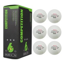 테니스연습공 6 개몫 3 스타 40mm 2.9g 탁구 공 경기에 대 한 탁구 공 신소재, 하얀