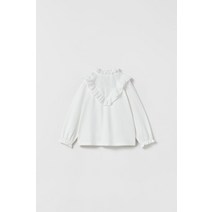 자라 ZARA 키즈 빅토리안 네크라인 티셔츠 베이비 223541140