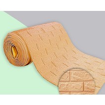 붙이는 벽지 셀프 웨인스코팅 템바보드 풀바른3D 벽돌 벽 스티커 침실 자기-접착제 벽지 홈 거실 패널, 08 Milk card_02 1m