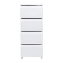 리빙앤트리 조립식 서랍장 4단 34, 화이트, 1개