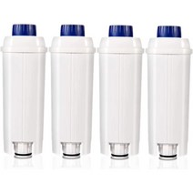 DLSC002 드롱기 커피머신교체 워터 필터 Delonghi CAM ESAM ETAM BCO EC 시리즈 워터 정수 필터 4개, 4 Pack