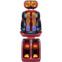 미니 안마의자 소형 안마의자 스마트한 접이식 Q7-브라운 고급 전신 마사지 의자 디럭스, 마사지 패드, 협력사