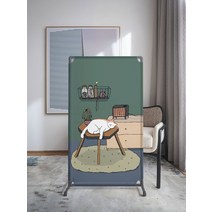 가벽파티션 패브릭 가벽 북유럽 심플 전시장 천, N[80x180cm]