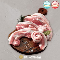 [국제식품] 우리돼지 한돈 냉장 삼겹살 400g(구이용 바베큐용), 1개