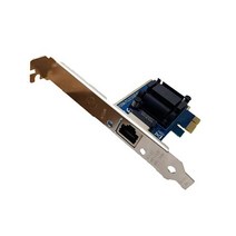Lemspum 10/100/1000Mbps PCIe x 1 네트워크 어댑터 싱글 RJ45 포트 호환 인텔 EXPI9301CTBLK 82574L 기가비트 이더넷 데스크탑 LAN 카드, 2.5G-2*RJ45