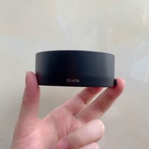ES65B 캐논 EOS R RP R5 R6 RF 50mm F1.8 STM 43mm UV 필터 렌즈 ES-65B 태양 그늘 커버, [01] ES-65B, 01 ES-65B