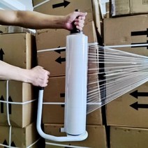 수동 랩핑기 스트레치필름 공업용 핸드랩핑기 업소용 랩 수동 포장기, 1개