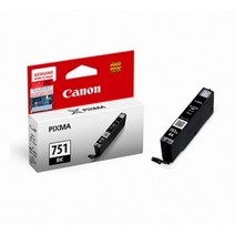 (Canon(병행)) 수입정품잉크 CLI751BK 검정 (MG6470/표준용량) 검정/수입정품잉크/표준용량/병행, 단일 수량