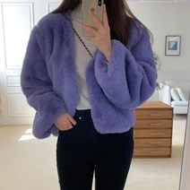 여자 에코 밍크퍼 7컬러 캐주얼 가을 겨울 자켓