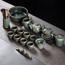 차판 다도 Jingdezhen 고급 세라믹 차 가정용 가벼운 찻잔 선물 상자 포장, 5.Picture Style