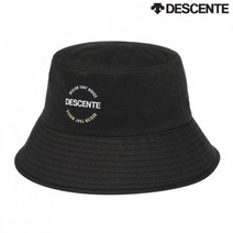 데상트 스포츠 베이직 드롭 버킷햇 SN123HCP14 BLK, M, 블랙