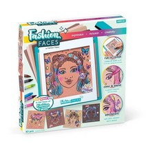 Fashion Faces – Plates 제작 클래식 믹스 앤 매치 드로잉 아트 세트 헤어스타일 및 메이크업 룩 만 6세 이상 5760855375