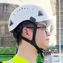 고급 경량 안전모 헬멧 사계절용 여름 통풍 통기성, 블랙 싱글 캡, 1개