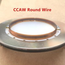 RCF ND350 44.4 코어 네오디뮴 고음 특수 수리 트위터 보이스 코일 혼 액세서리, 01 ccaw round wire