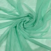 40 색 신선한 얇은 명주 그물 패브릭 부드러운 드레스 장식 스커트 Hemline 천 베일 머리 디자이너 DIY 재료, Mint Green