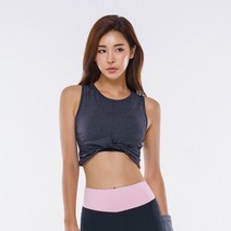 요가크롭티 편한 요가복 나시 시원한 여름 운동복 여성