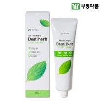 부광약품 안티프라그 덴티허브 치약 130g, 1개