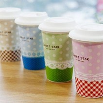 텀블러 물통 보온보냉 물컵 캠핑 바캉스 도자재 450ml 뚜껑 세라, 옵션:쇼콜라, 단품