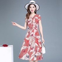 SAMARA 여름 중년 원피스 빅사이즈 하객 어머님 결혼식