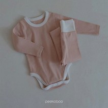 피카부 24ss 깨비꽃 수트세트 실내복 아기옷