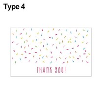 생일축하카드 팝업카드 메세지 세트30 개/갑 독특한 디자인 감사합니다 종, 03 Type   4-30장 세트