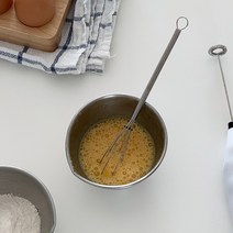 스텐 미니 거품기 홈카페 우유거품기 포머 머들러 수동거품기 휘핑기