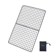 티타늄 미니 바베큐 화로대 석쇠 고기 불판 그릴판 나홀로 캠핑