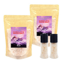 히말라야 핑크소금 granules 1kg + 그라인더, 10세트