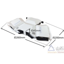 스마트 경량 안전모 접이식 휴대용 출장용 방재용헬멧, F1 보호 캡-주황색+보관 가방+반사 스트립