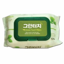 그린터치 물티슈 캡형 100매 30팩