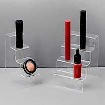 계단식진열대 아크릴전시대 디스플레이 진열받침대 투명 4단, 사이즈