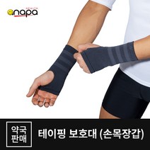 안아파 테이핑 보호대 (손목 장갑) 약국판매제품, 모델착용색상