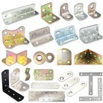 철물의민족 DIY 꺽쇠 평철 코너철 스텐 선반대 ㄱ자 L자 타원 연결 가구 브라켓 철물 경첩, B. 평철, B12. 평철(철도금) 44x107, 1개