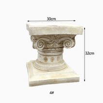 조형물 정원 꾸미기 소품 인테리어 조각상 마당 테라스 태양광 기둥, 4 기둥