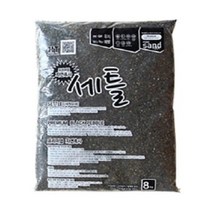 아쿠아리움 세틀 산처리 자연 흑사 8kg, 2개