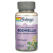 Solaray 관절보스웰리아 추출물 450mg 베지 캡슐 60정