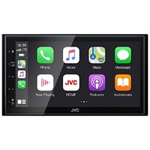 카오디오 JVC KWM560BT Apple Cary Android 자동 멀티미디어 플레이어 w 68 정전식 터치스크린 블루투스 오디오 핸즈프리 통화 MP3 더블 DIN 13밴드 E, 이중 DIN 수신기, 더블 DIN 수신기