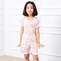 아동용 캐롯 5부 냉감 실내복 상하벌