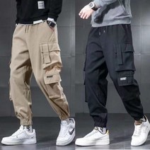 【DF】노동 보호 바지 남성 야외 바지 유행 캐주얼 느슨한 전기 용접 캐주얼 노동 보호 바지