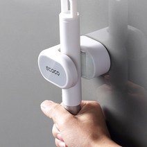 프리미엄 청소용품 밀대걸이 - 막대 대걸레 봉걸레 정리 보관, 블랙