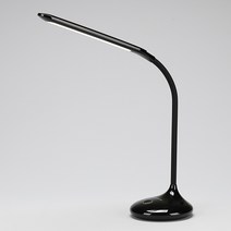 파나소닉 터치식 원형 독서등 LED 스탠드 화이트/블랙, 블랙