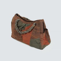 다흰 2752 천연 감물염색 꽈배기 토트백 여성가방