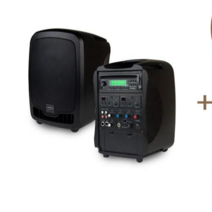 KANALS AT-310N 카날스 이동식 앰프 충전식 앰프 스피커, 벨트펙 헤드셋 마이크 2개