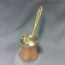 터키 식 커피 추출 기 버터 구리 포트 체즈베 동 이브릭 주전자 잔 팟 메이커 turk turkish coffee pot coffee turk turkish copper for, 240ml8oz