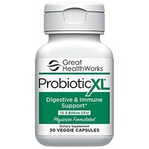 ProbioticXL 12.5 Billion CFU 30 Delayed Release Capsules Once Daily Prebiotic for Digestive & Immu, 1, 기타