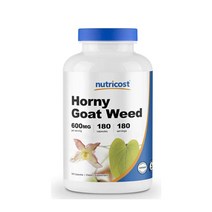 Nutricost 뉴트리코스트 삼지구엽초 600mg 180캡슐, 180ct